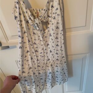 Floral Tie-Back Dress